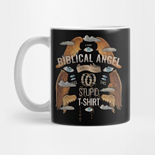 Be Not Afraid Biblically Accurate Angel T-Shirt Seraphim Angel, Gothic Angel Shirt, Aesthetic t-shirt Mug